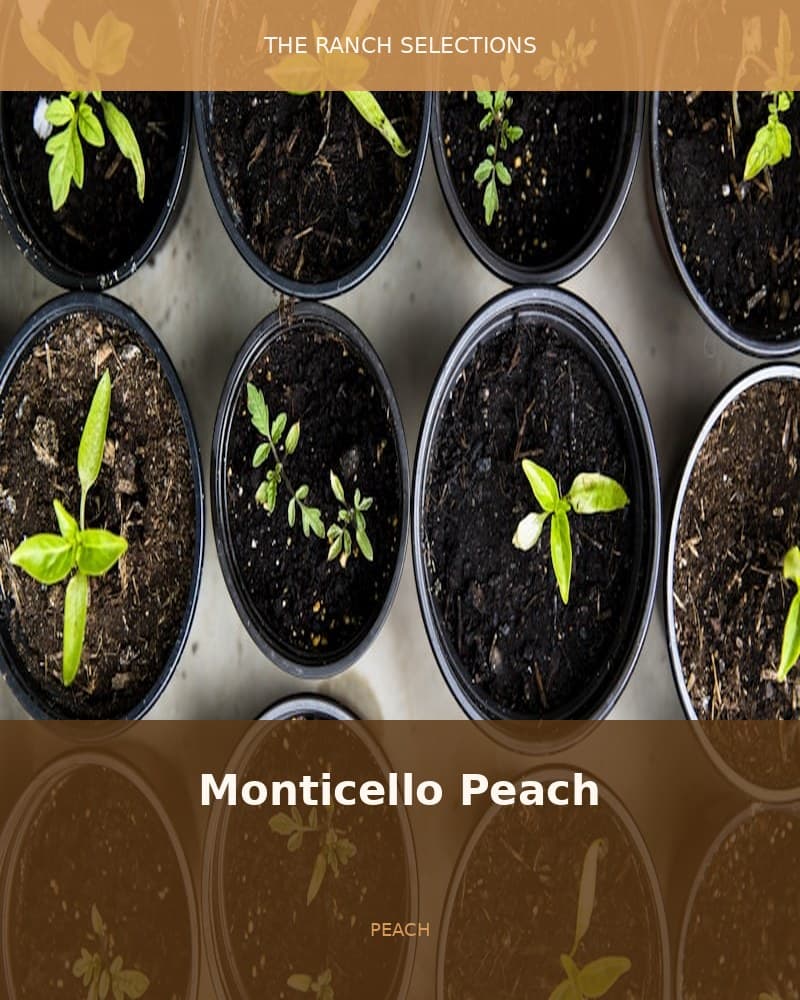 Monticello Peach (Gelatti x Peach Oz) — seed pack