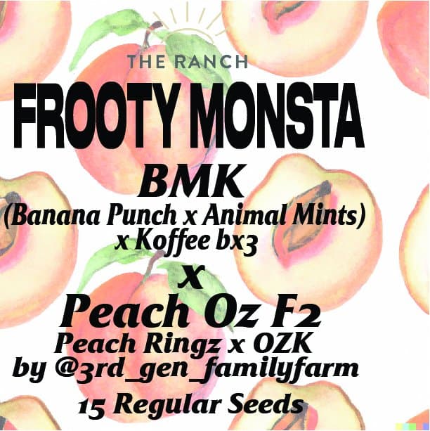 Bananimal Mints Kubed x Peach Oz — seed pack